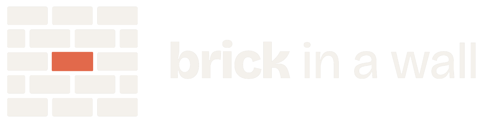 brick in a wall